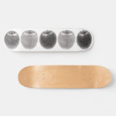 5個のりんご　横 スケートボード (横)