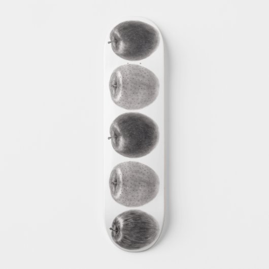 5個のりんご　横 スケートボード (正面)