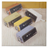 5個の時計 タイル (正面)