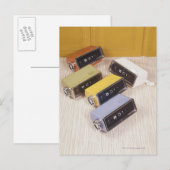 5個の時計 ポストカード (正面/裏面)