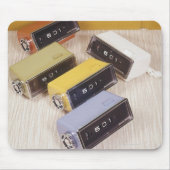 5個の時計 マウスパッド (正面)