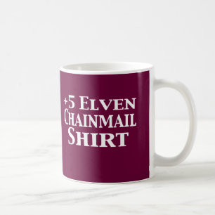 +5個のElven Chainmailのワイシャツのギフト コーヒーマグカップ