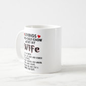 5僕の妻について知っておくべきこと コーヒーマグカップ (正面左)