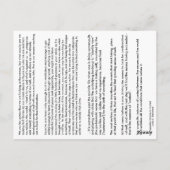 #5六感の使用 – 従属的発生から ポストカード (裏面)