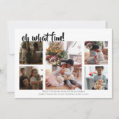 5写真ああ何おもしろいクリスマス シーズンカード (正面)