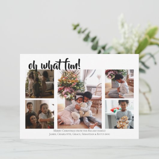 5写真ああ何おもしろいクリスマス シーズンカード (スタンド正面)