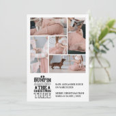 5写真クリスマスツリー妊娠のお知らせ シーズンカード (スタンド正面)