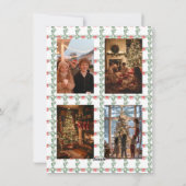 5写真クリスマスモノグラム写真グランドミレニアル シーズンカード (裏面)