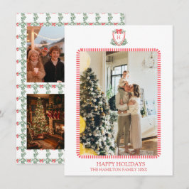 5写真クリスマスモノグラム写真グランドミレニアル シーズンカード