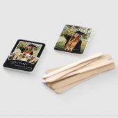 5写真シンプル白黒 ハンドファン (組立なし)