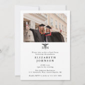 5写真モダンRN看護卒業式パーティー 招待状 (裏面)