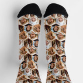 5写真六角ハニカムパターンカラー ソックス (上部)