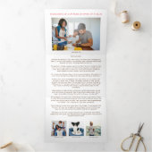 5写真2020年レビューMerry Christmas Script 三つ折りクリスマスカード (内部)