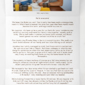 5写真2020年レビューMerry Christmas Script 三つ折りクリスマスカード (内部中)