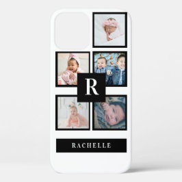 5写真&モノグラム&名前 iPhone 12 PROケース