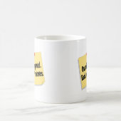5分の私の心の背部から コーヒーマグカップ (中央)