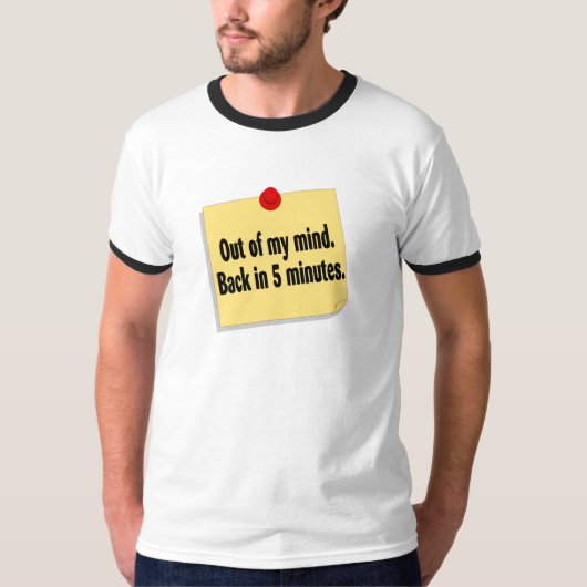5分の私の心の背部から Tシャツ (正面)