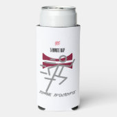 5分昼寝=ゾンビ黙示録 スリム缶クーラー (Seltzer裏面)