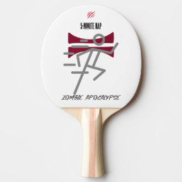 5分昼寝=ゾンビ黙示録 卓球ラケット