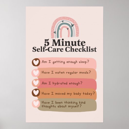 5分間セルフチェッ気にクリスト_メンタルヘルス ポスター (正面)