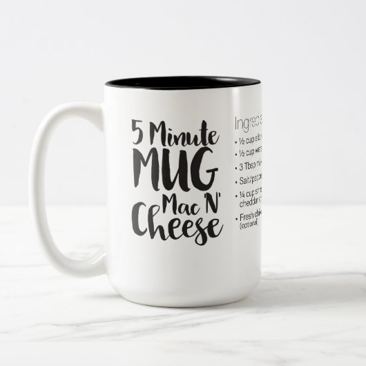 5分MUGMac'N'チーズ—LRG MUG ツートーンマグカップ (左)