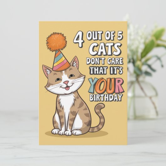 5匹のうち4匹は気にお前の誕生日ではない シーズンカード (スタンド正面)