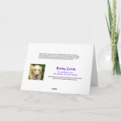 5匹のうち4匹は気に誕生日 カード (裏面)