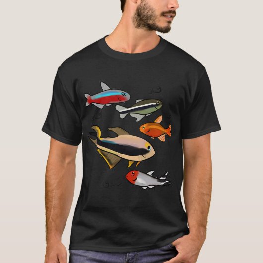 5匹のテトラ Tシャツ (正面)