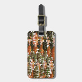 5匹のハタパターン ラゲッジタグ (正面縦)