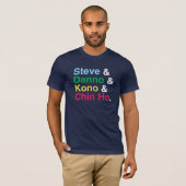 5及びOh -合われた人のオウムのワイシャツ Tシャツ (正面フル)