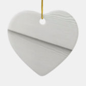 5周年木結婚材（編集可能） セラミックオーナメント (裏面)