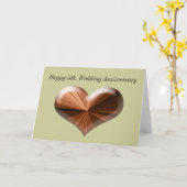 5周年結婚記念日グリーティングカード（詩付き） カード (黄色い花)