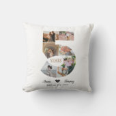 5周年結婚記念日 クッション (正面)