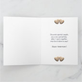 5周年記念の木ハート カード (内部)