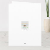 5周年記念の木ハート カード (裏面)