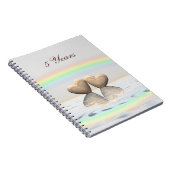 5周年記念の木ハート ノートブック (右側)