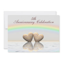 5周年記念の木ハート