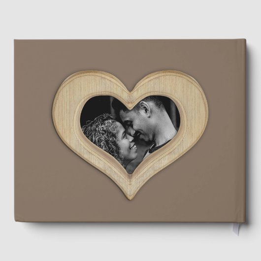 5周年記念ウッドフォトハートブラウン ゲストブック (裏面)