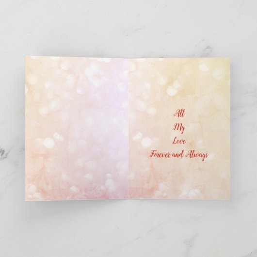 5周年記念デザイングリーティングカード カード (内部)