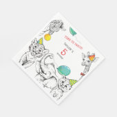 5周年記念パーティー紙ナプキン スタンダードランチョンナプキン (角)