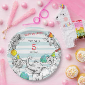 5周年記念パーティー紙プレート ペーパープレート (パーティー)