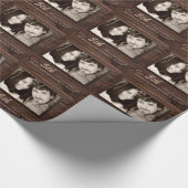 5周年記念写真結婚ギフト名の作成 ラッピングペーパー (角)