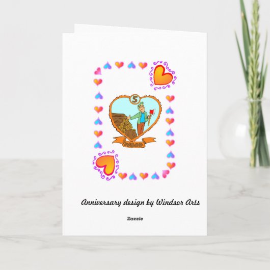 5周年記念木 カード (裏面)