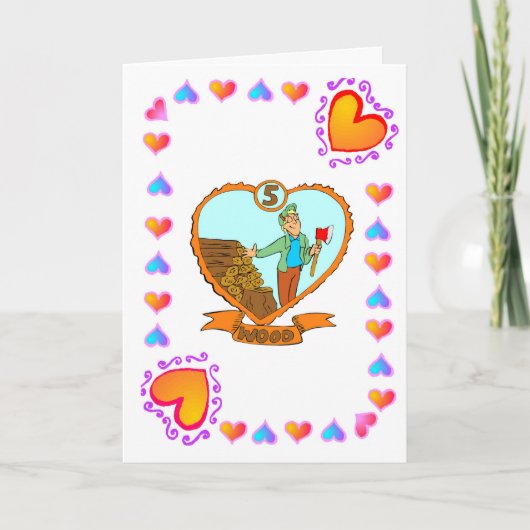 5周年記念木 カード (正面)