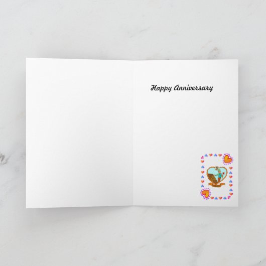 5周年記念木 カード (内部)