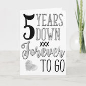 5周年記念5年連続カードを発行 カード (正面)