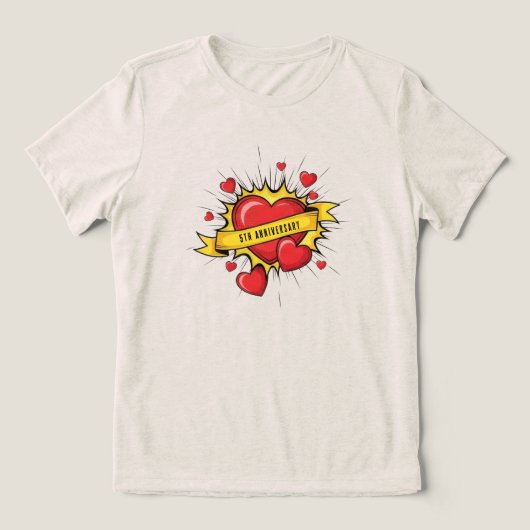 5周年記念 アニバーサリー トライブレンドTシャツ (デザイン正面)