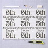 5周年記念 薄葉紙 (クラフト)