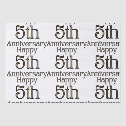 5周年記念 薄葉紙 (正面)