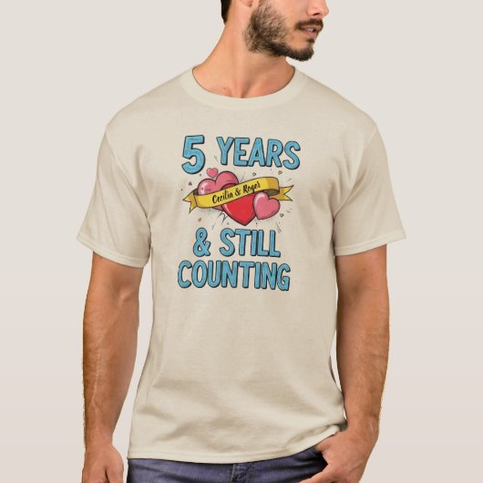 5周年記念 Tシャツ (正面)